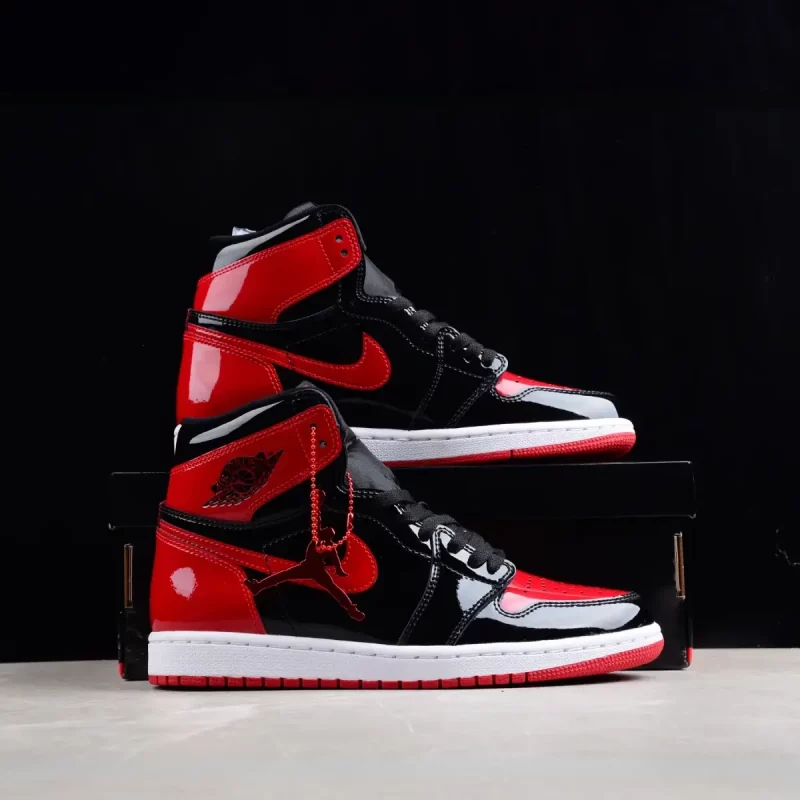 Air Jordan 1 Retro High OG “Patent Bred” 555088-063 (Men’s)